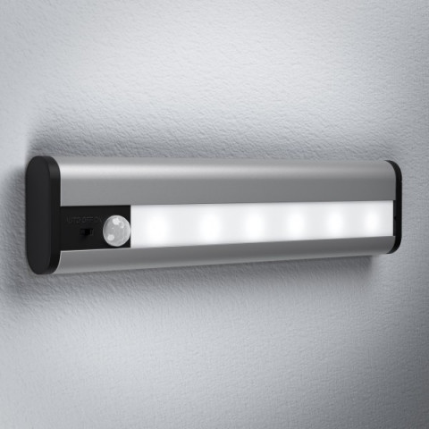 Luminaire rechargeable linearled 1 watt mobile usb 200 argent blanc neutre