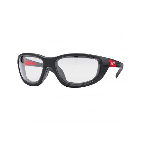 Lunettes de protection claire haute performance avec joint amovible | 4932471885 - milwaukee