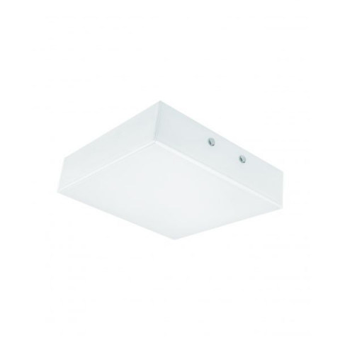 Lunive quadro 19 watt - applique ou plafonnier led 200x200mm - couleur éclairage au choix