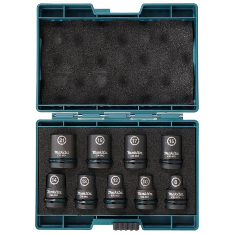 Coffret de 9 douilles IMPACT BLACK - MAKITA - E-16570 Article internet O/N : Oui