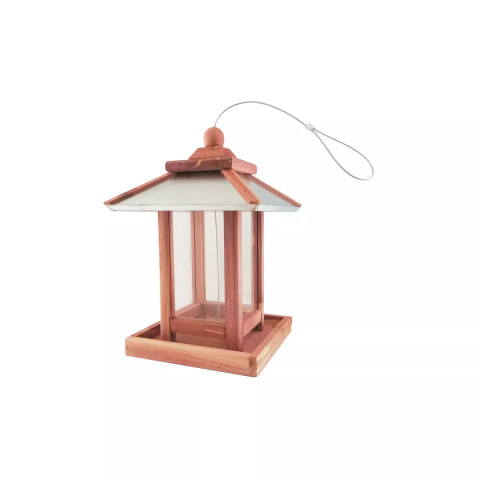 Mangeoire "lumière red cedar" pour oiseaux de la nature