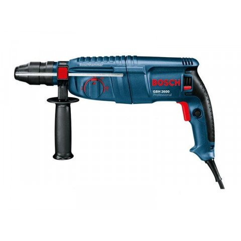 Perforateur burineur SDS-Plus 2.7Kg 720W 2.4J Ø de perçage béton 24mm GBH 2600 BOSCH 0611254803