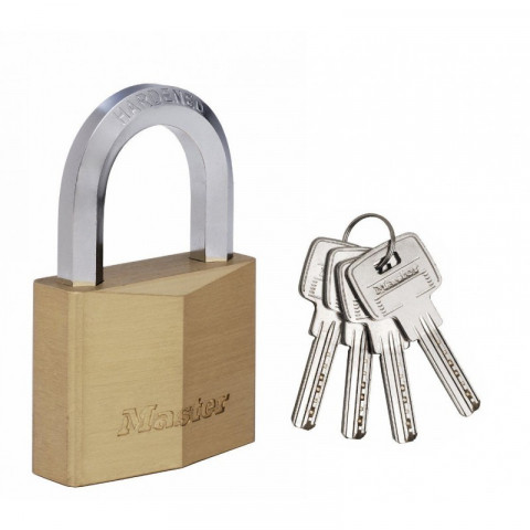 Master lock 1155eurd cadenas laiton anse hexagonale 50 mm