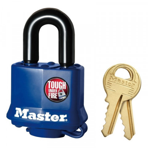 Master lock 312eurd cadenas acier lamine couverture thermoplastique 40 mm