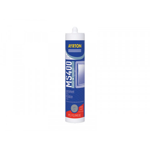 Mastic-colle MS 400 290mL Spécial Miroir, Gris AYRTON 119081