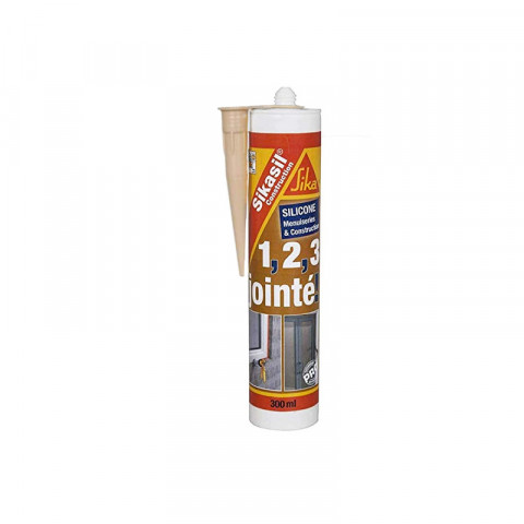 Mastic silicone sika sikasil construction - beige - 300ml
