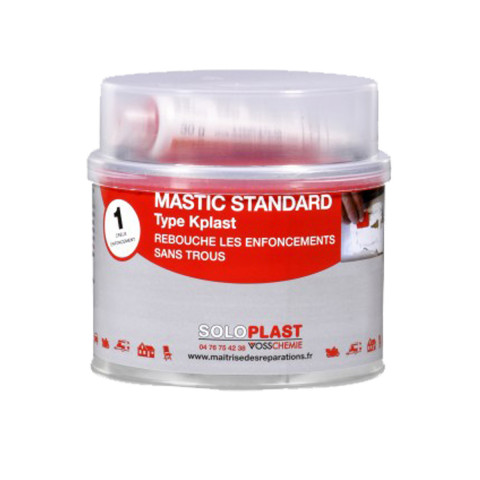 Mastic standard Soloplast Kplast 461g avec durcisseur