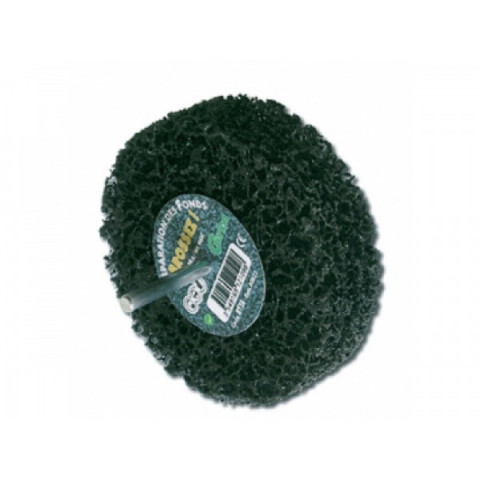 BYTA Roue abrasive nylon sur tige - Diamètre : 100 mm 