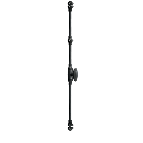 Cremone fonctionnelle 38306 blanc 9016 a bequille  avec accessoires ref 38306