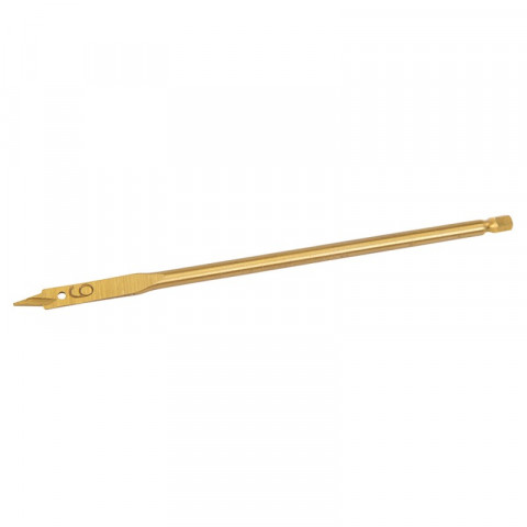 Mèche à bois plate titanée - 6 mm