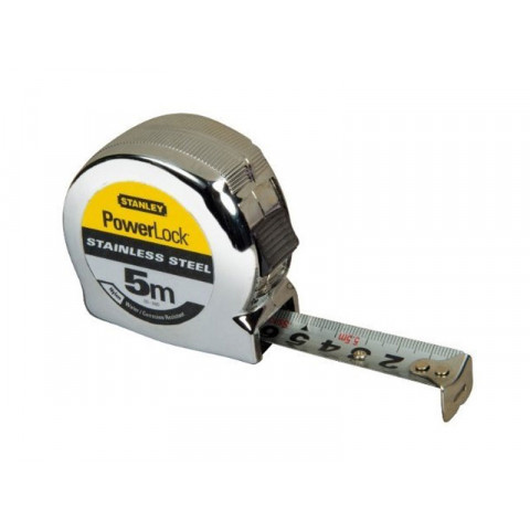 Mesure powerlock 5mx0.19 inox stanley 0-33299