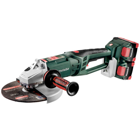 Meuleuse metabo - wpb 36-18v ltx bl 230 4 x 8,0 ah lihd, 2 x asc 145, coffret - 613102810