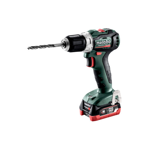 Perceuse visseuse metabo - powermaxx bs 12v - bl 2 x 4,0 ah li-hd, asc 55, coffret - 601038800