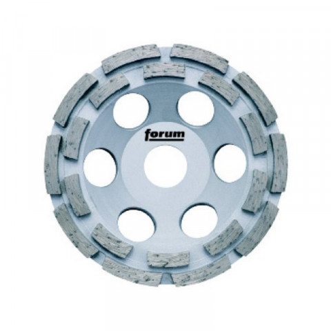Meule boisseau diamantée, Ø x alésage : 125 x 22,23 mm, Encombrement en hauteur 21 mm