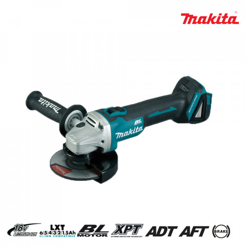 Meuleuse brushless makita 18v 125mm - sans batterie ni chargeur dga506zj