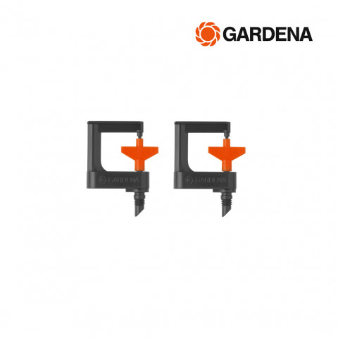 Micro-asperseur rotatif 360 degrés micro-drip gardena - 2 pièces 1369-29