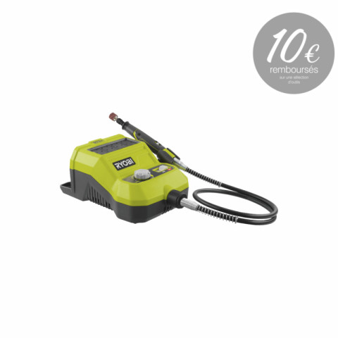 Mini-outil multifonction ryobi 18v oneplus - 33 accessoires - sans batterie ni chargeur - r18rt-0