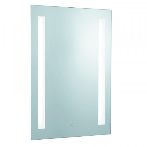 Miroir lumineux salle de bain, verre miroir, prise rasoir