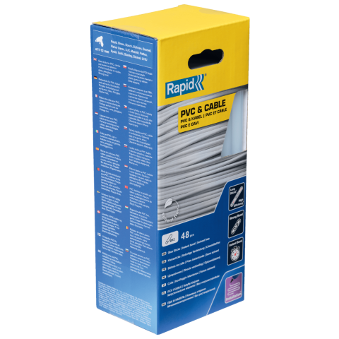 Bâtons de colle PVC & Câbles 190 mm x 48 Sticks - Boite - RAPID-ISABERG - 5001413