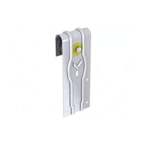 Monture galet Delrin flasque acier ROC2A MANTION SA - Fer 50x10 mm - Capacité porte 100Kg - ROC2A