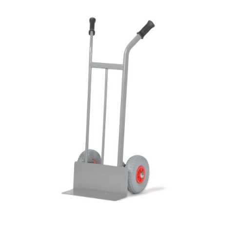 Diable en polyurethane support en l, maximum 200kg, avec roues anti-crevasion Matador