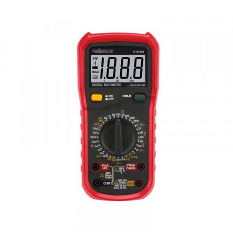 Multimètre Numérique Lcd 3½ - 32 Gammes / 10A / Sonde Température / Capacité / Fréquence