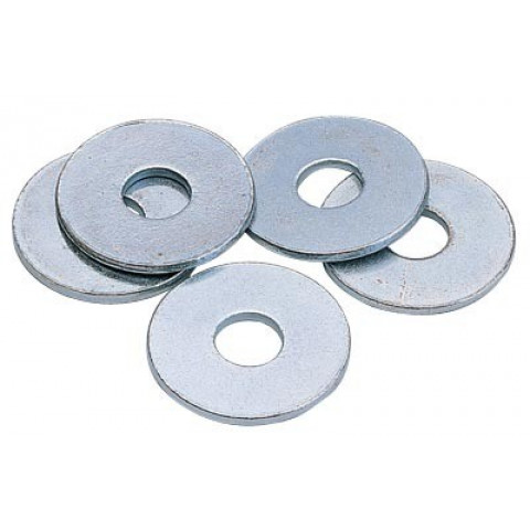 Boîte 100 rondelles larges acier zingué ø18 vrac negoce-plus - 19 x 45 x 3 mm - ln18blv