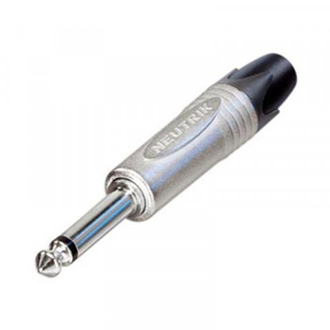 Connecteur Jack, 2 Points Male, 6.3Mm, Nickelé - Neutrik
