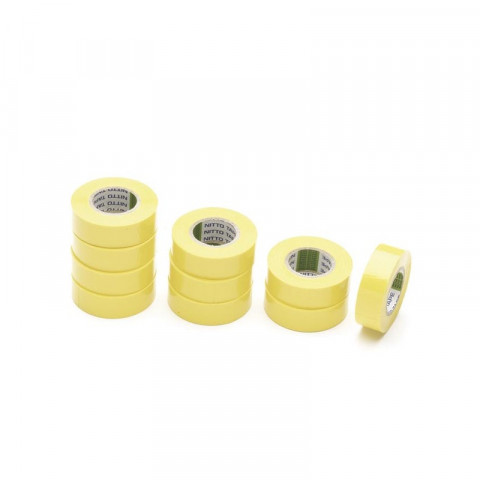 Nitto - Ruban Adhesif Isolant - Jaune - 19 Mm X 10 M