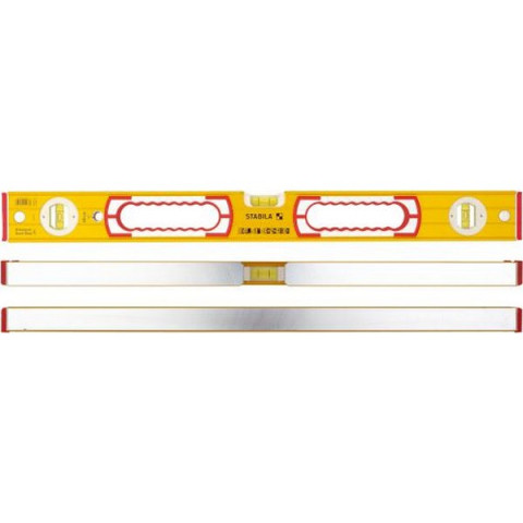 Niveau à bulle avec deux surfaces de mesure fraisées, Long. : 100 cm