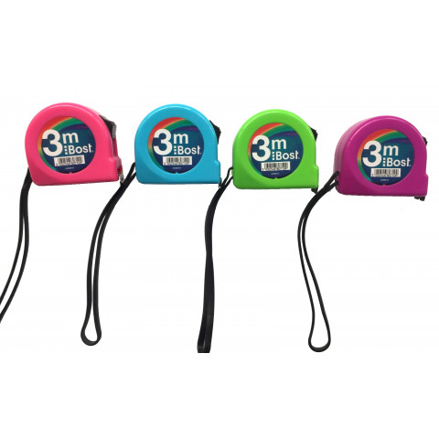 Mètre ruban couleur BOST - 3M x 16mm - 680710-B