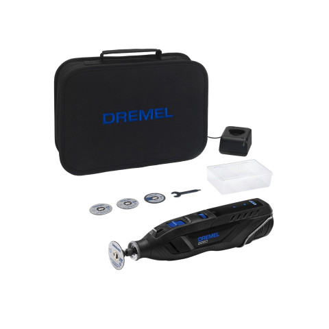 Outil multifonction dremel 8260 - 1 x 3,0 ah chargeur sac