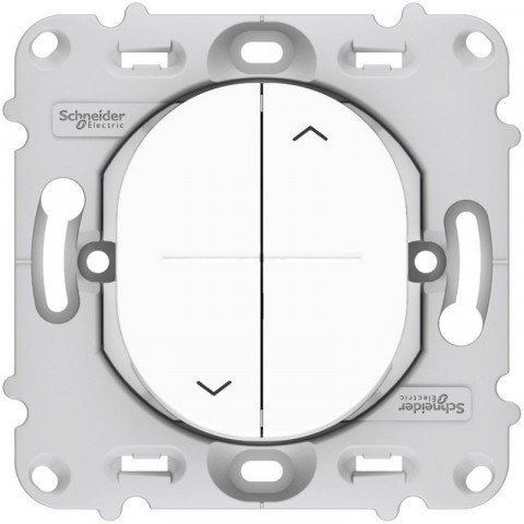 Ovalis - interrupteur 2 boutons pour volet roulant - fix. Par vis (s261208)
