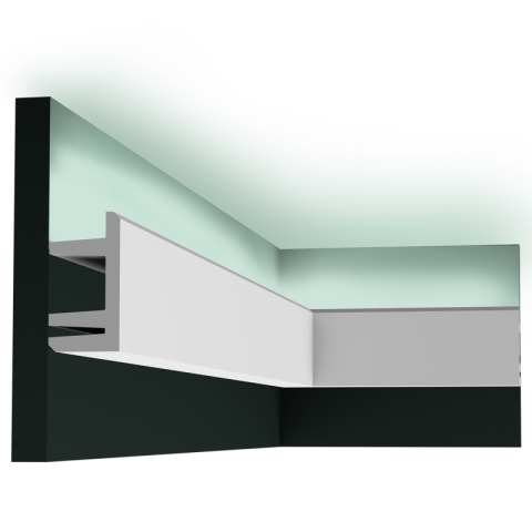 Pack de 4 mètres profil moderne qui permet d'intégrer un éclairage led c381 - 200x9,5x5 -