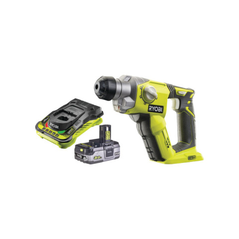 Ryobi - Pack marteau perforateur 18v oneplus r18sds-0 - 1 batterie 3.0ah  high energy - 1 chargeur ultra rapide - Distriartisan