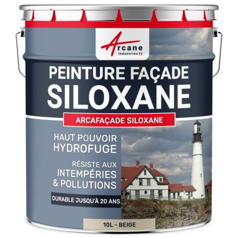 Peinture façade siloxane - arcafaçade siloxane - Couleur et conditionnement au choix