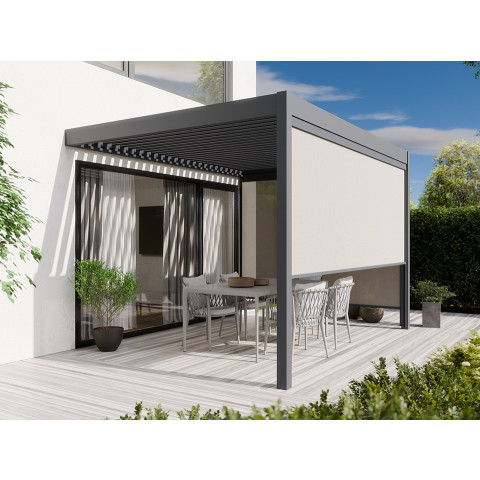 Zenith 3x4m avec store 3m et store 4m - anthracite