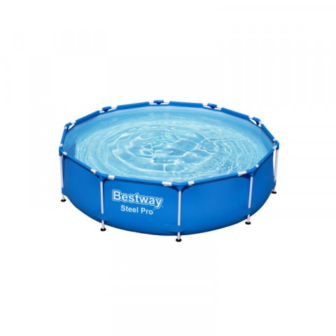 Piscine tubulaire ronde bestway - 305 x 76 cm - 4 678 l - steel pro - 56679