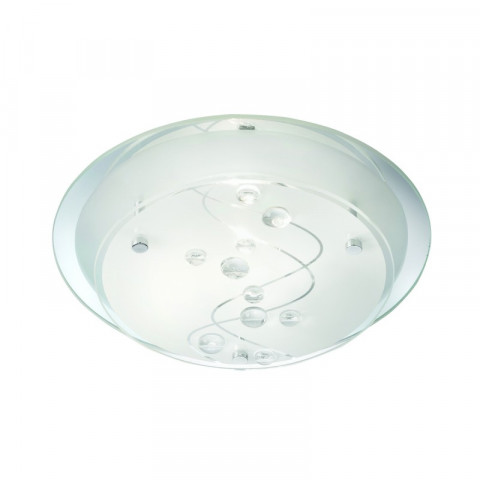 Plafonnier 25 cm, en verre