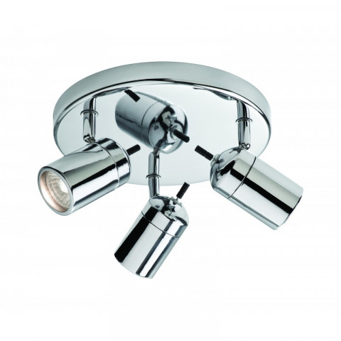 Plafonnier 3 ampoules atlantic, chrome