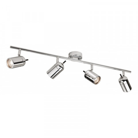 Plafonnier 4 ampoules atlantic, chrome