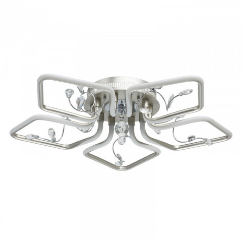 Plafonnier argenté techno   13 cm