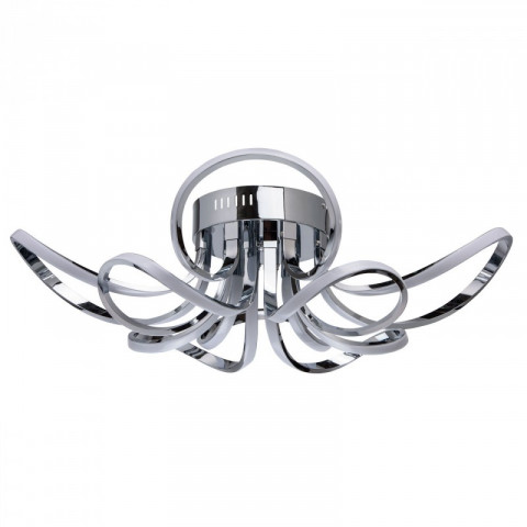 Plafonnier chromé techno   20 cm