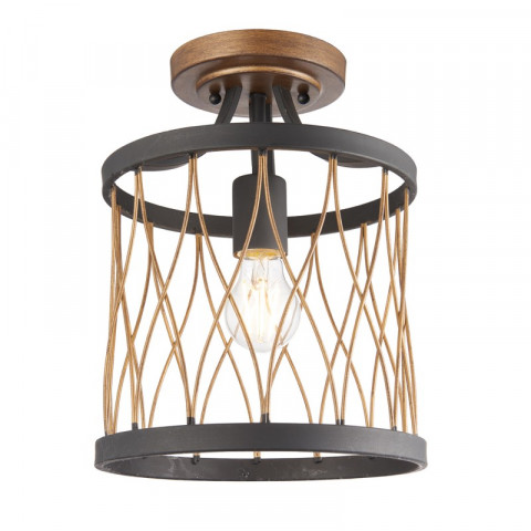 Plafonnier heston, bronze, 1 ampoule
