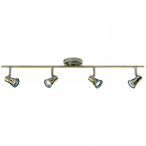 Plafonnier krius, laiton antique, 4 ampoules