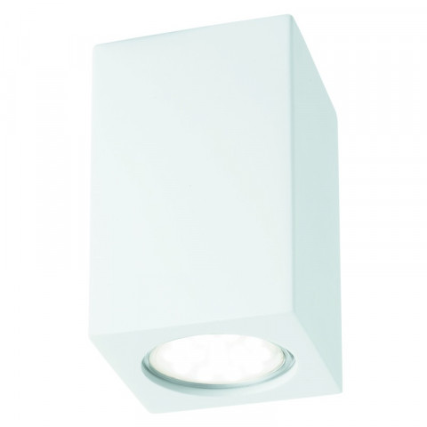 Plafonnier rectangle gypsum, en plâtre