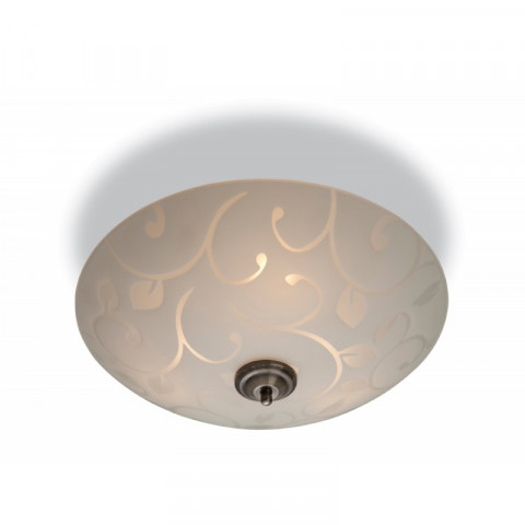 Plafonnier sadie, verre opale