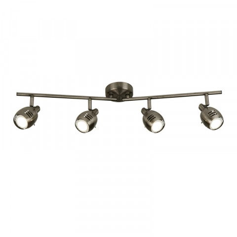 Plafonnier trojan, en argent ancien, 4 ampoules