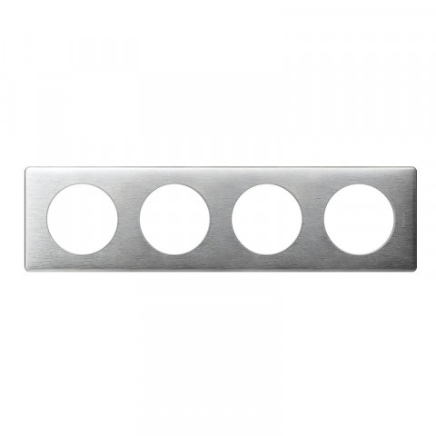 Plaque céliane métal aluminium 4 postes (098898)