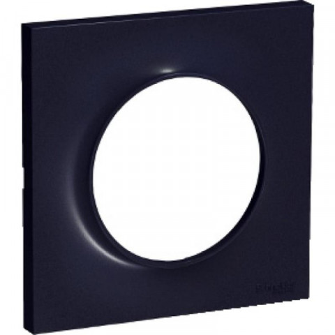 Plaque de finition anthracite 4 postes odace styl